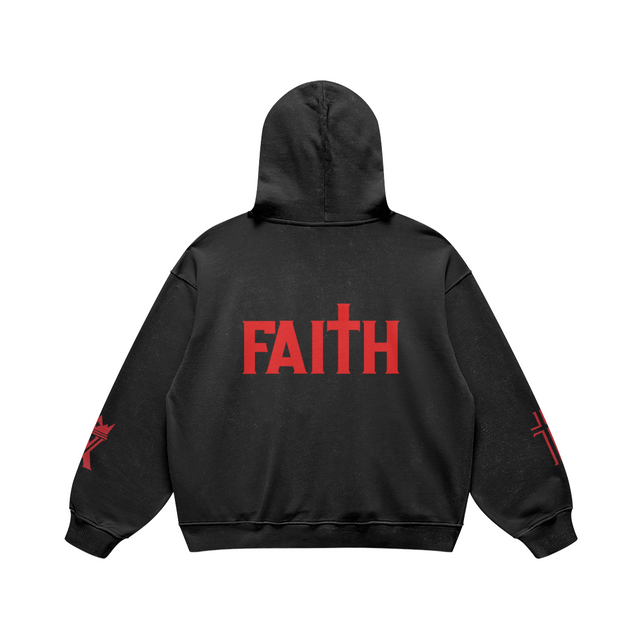 HAVE FAITH RETRO HOODIE