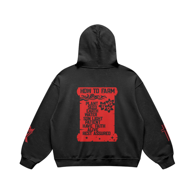 BLUEPRINT RETRO HOODIE