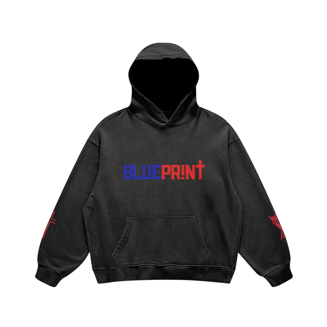 BLUEPRINT RETRO HOODIE
