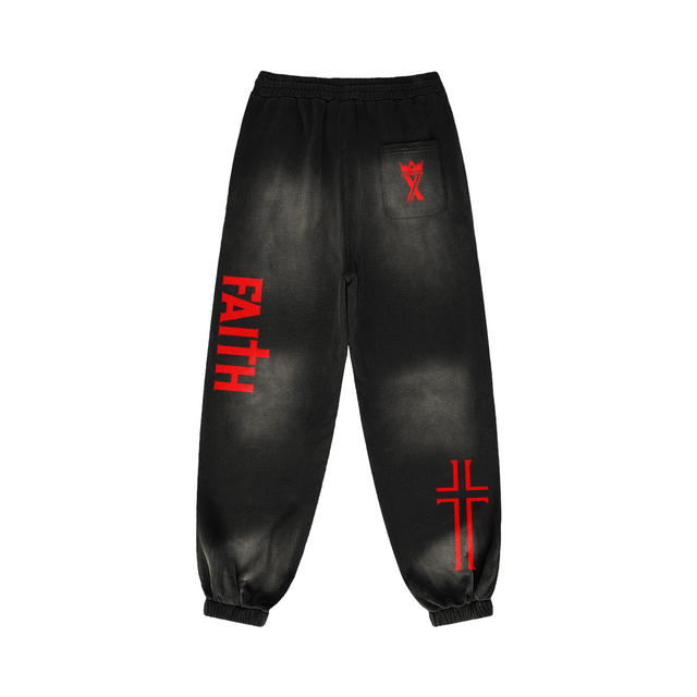 HAVE FAITH SUN FADED SWEATPANTS
