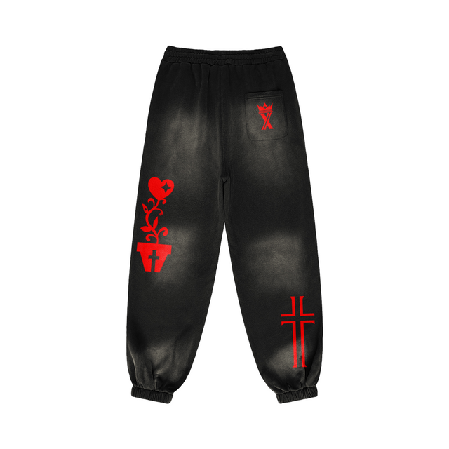 PLANT SUN FADED SWEATPANTS